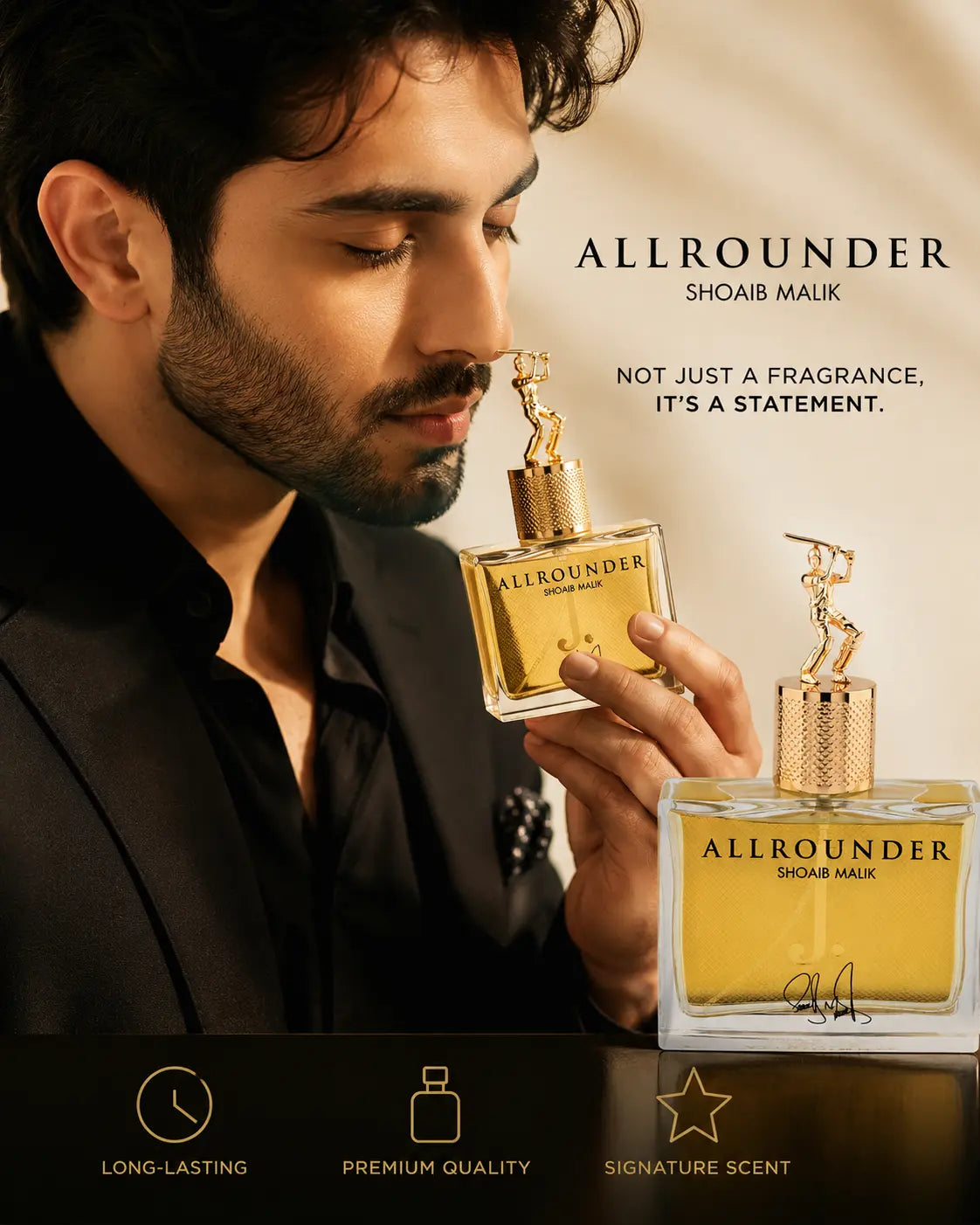 Allrounder by Shoaib Malik Eau de Parfum 100ml – Long Lasting Perfume for Men UNIQUE STORE
