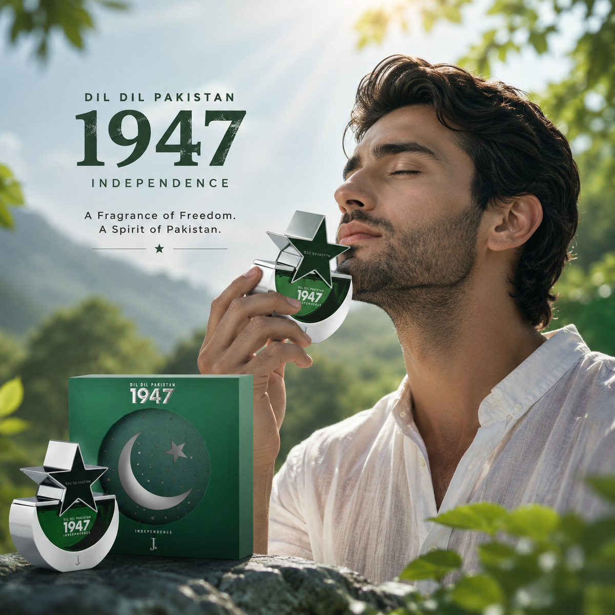 J. 1947 Eau de Parfum 100ml – Fresh Citrus Long Lasting Perfume for Men UNIQUE STORE